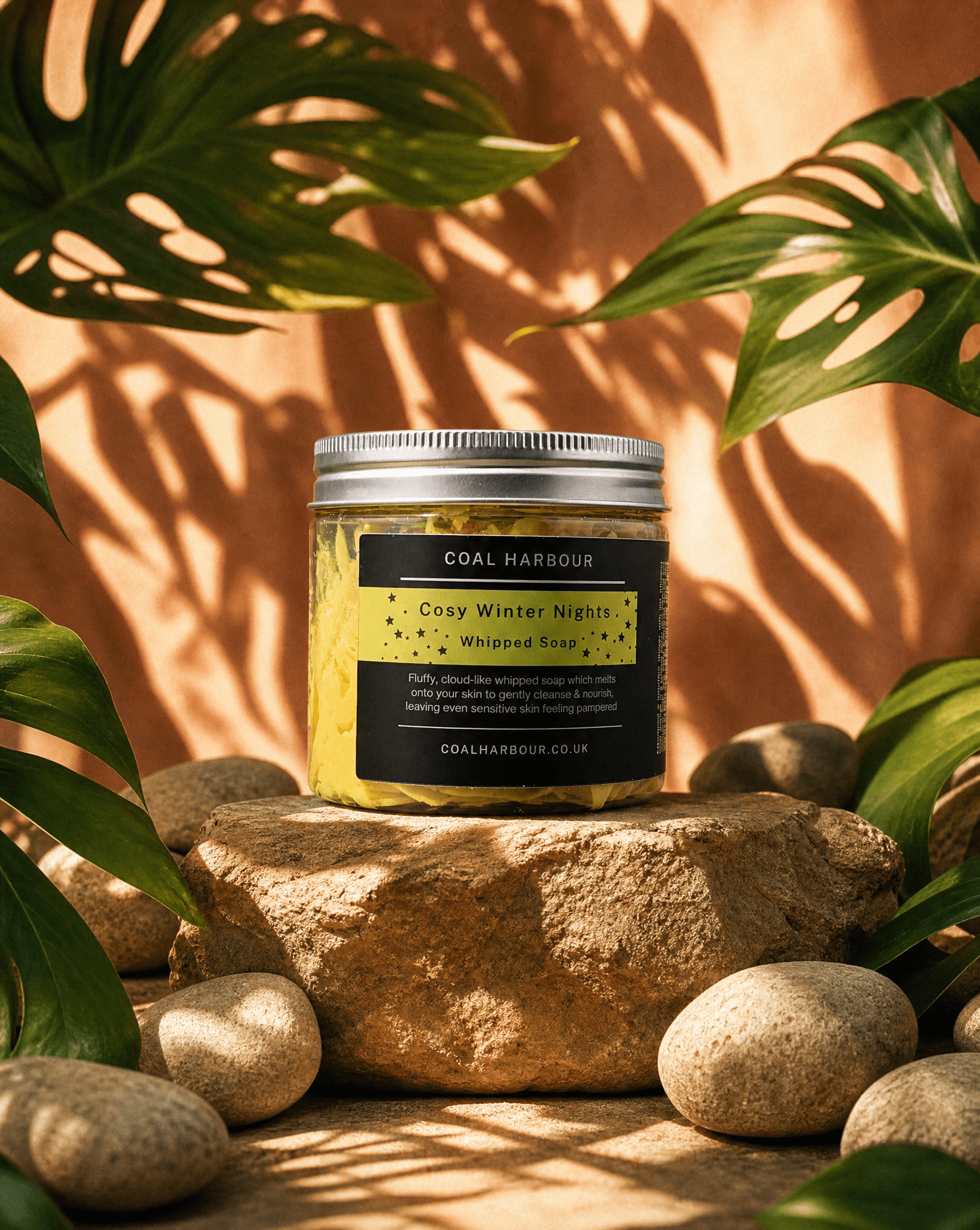 Cosy Winter Nights Whipped Soap 120g - Coal Harbour
