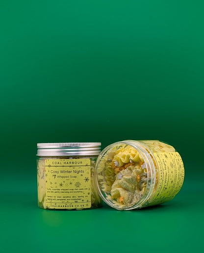 Cosy Winter Nights Whipped Soap 120g - Coal Harbour