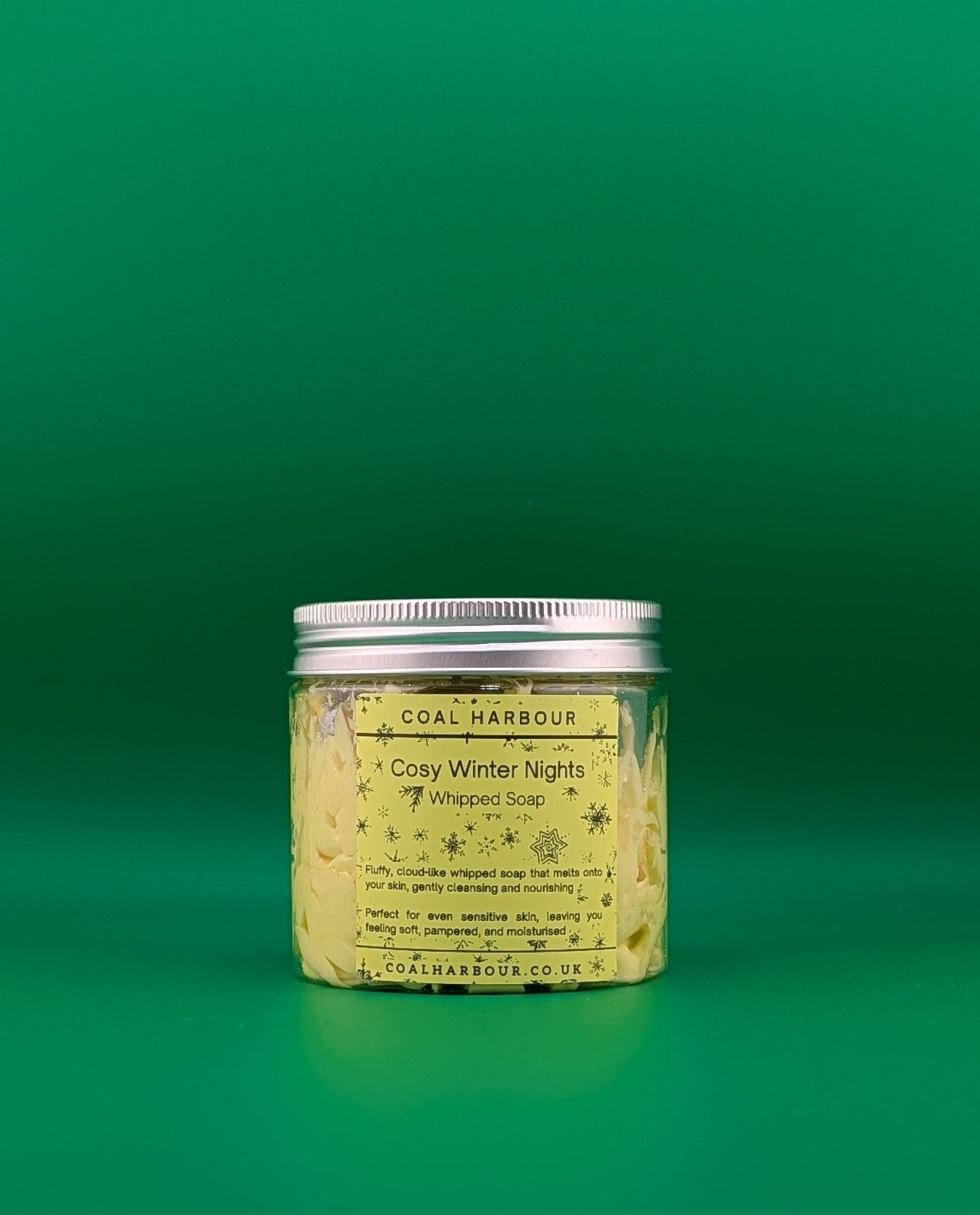 Cosy Winter Nights Whipped Soap 120g - Coal Harbour