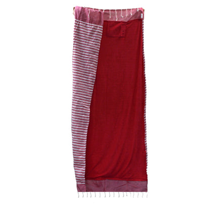 Cotton Pareo Towel - Hot Pink - Coal Harbour