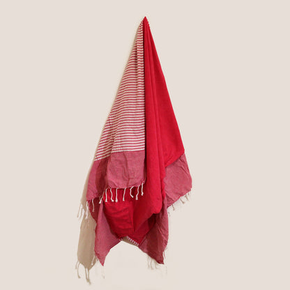 Cotton Pareo Towel - Hot Pink - Coal Harbour