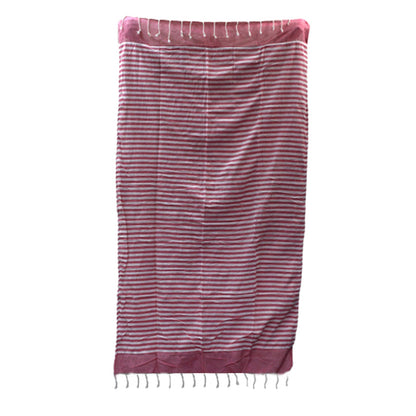 Cotton Pareo Towel - Hot Pink - Coal Harbour