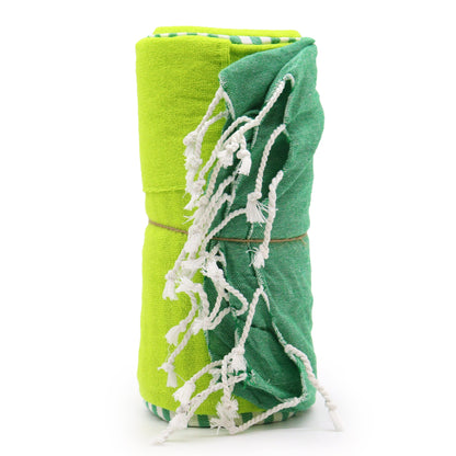 Cotton Pareo Towel - Picnic Green - Coal Harbour