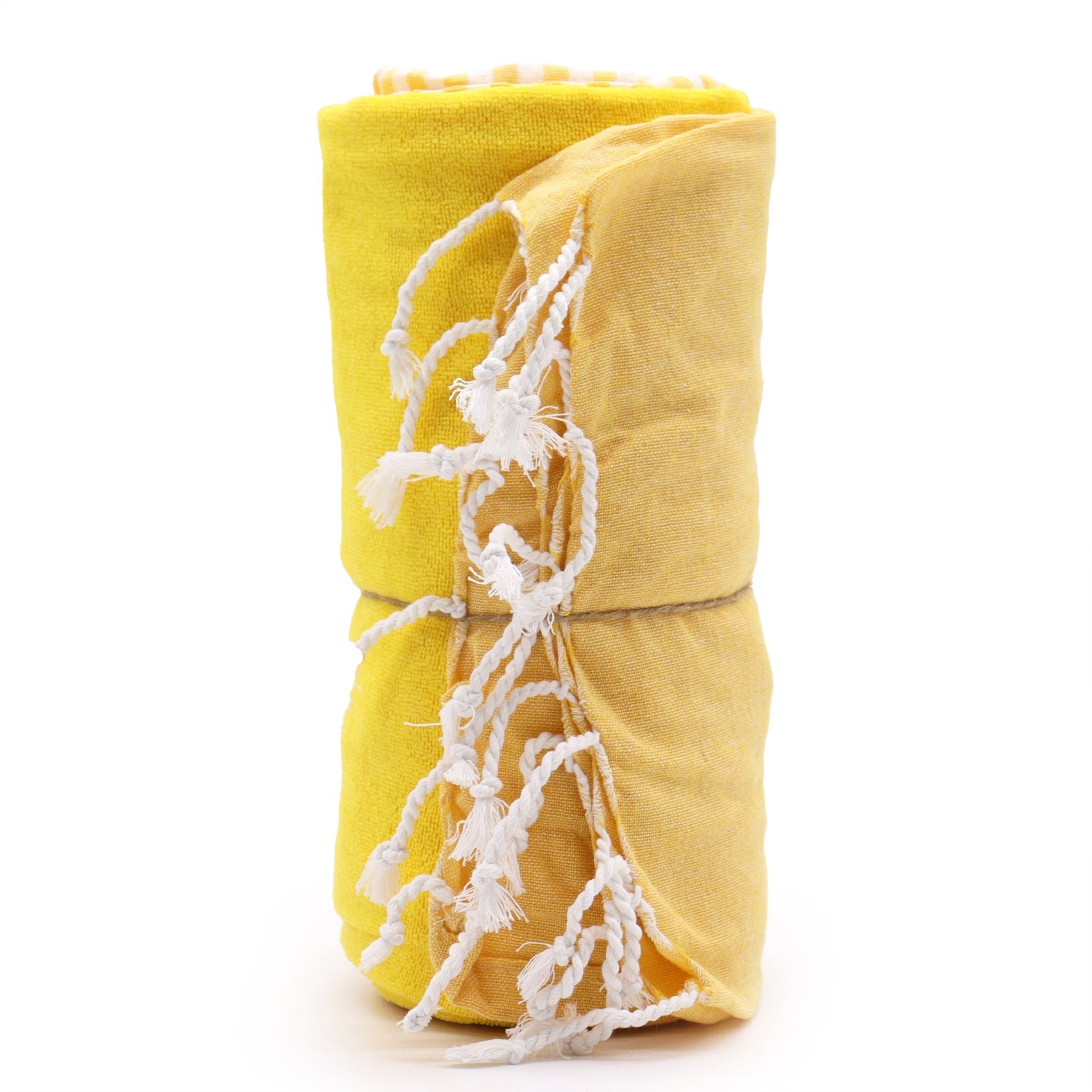 Cotton Pareo Towel - Sunny Yellow - Coal Harbour