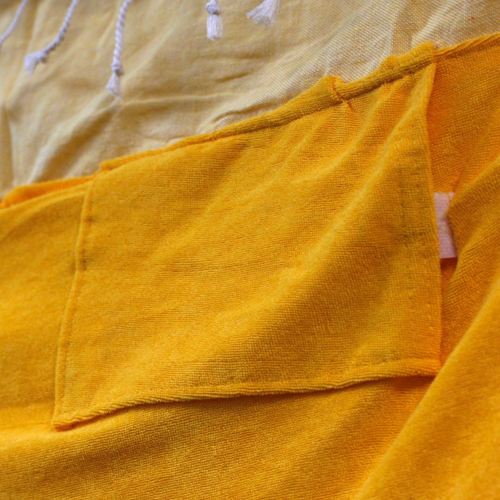 Cotton Pareo Towel - Sunny Yellow - Coal Harbour