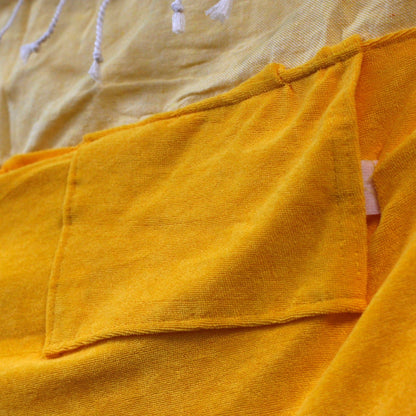 Cotton Pareo Towel - Sunny Yellow - Coal Harbour