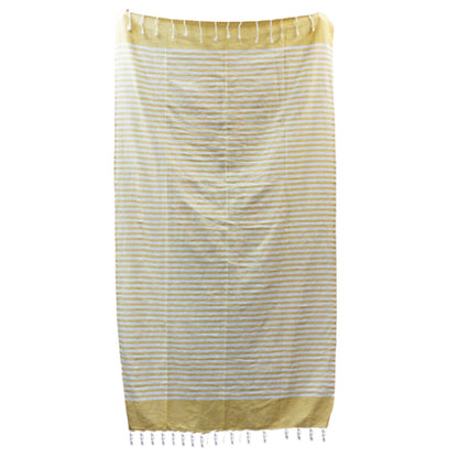 Cotton Pareo Towel - Sunny Yellow - Coal Harbour