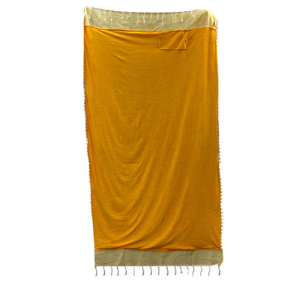 Cotton Pareo Towel - Sunny Yellow - Coal Harbour