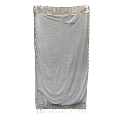 Cotton Pareo Towel - Warm Sand - Coal Harbour