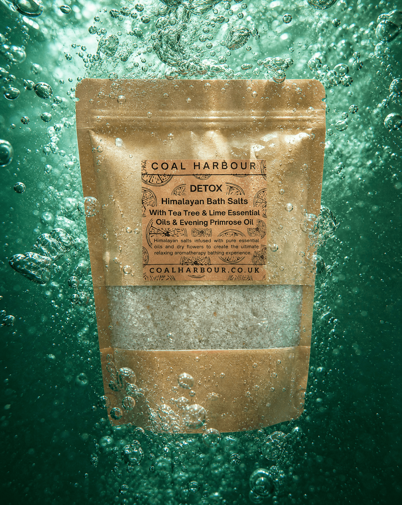 Detox: Himalayan Bath Salt Blend 500g - Coal Harbour