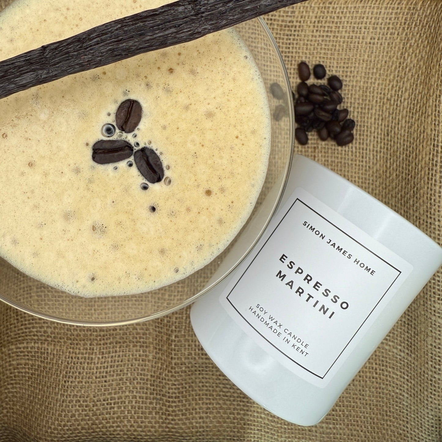 Espresso Martini Handmade Soy Wax Candle - Coal Harbour