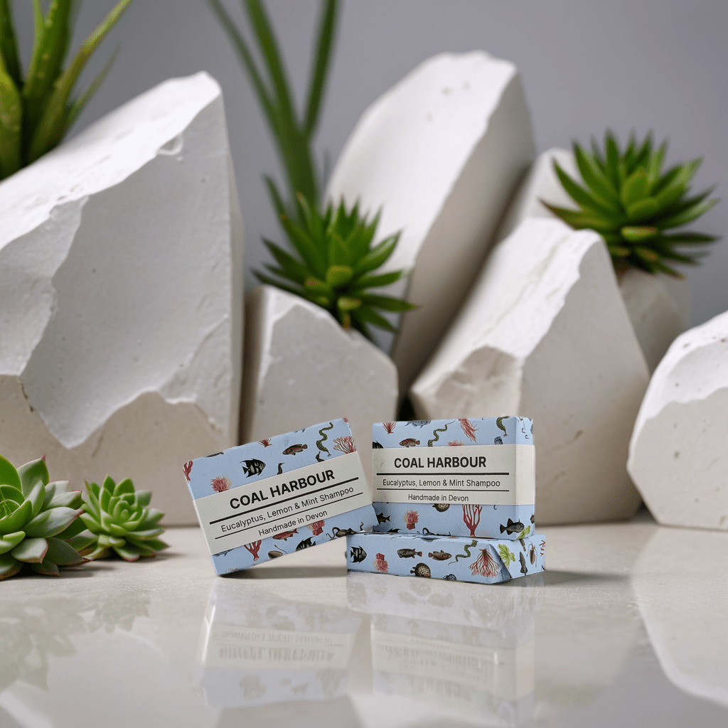 Eucalyptus, Lemon & Mint Solid Shampoo 100g - Coal Harbour