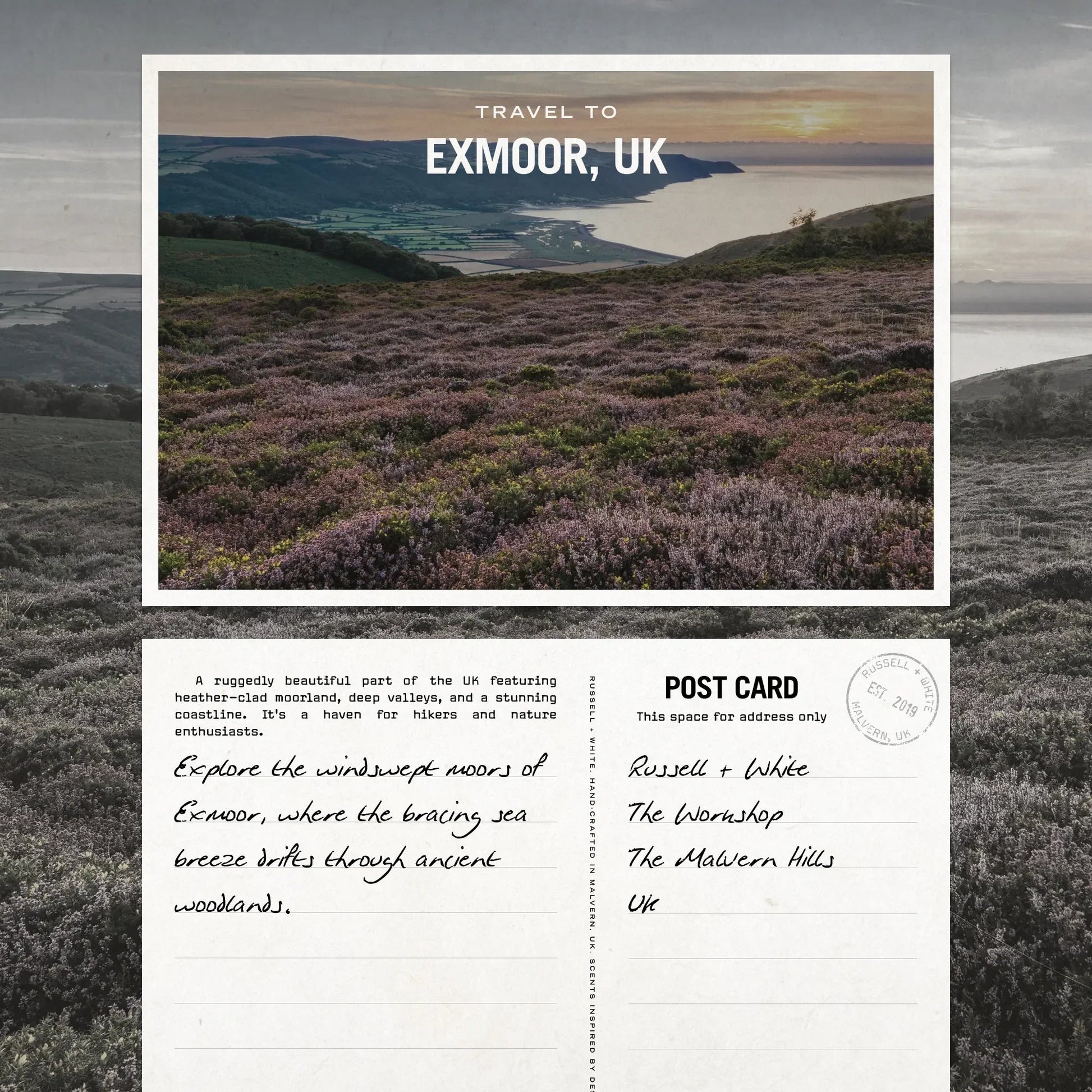 Exmoor Scented Candle - Coal Harbour