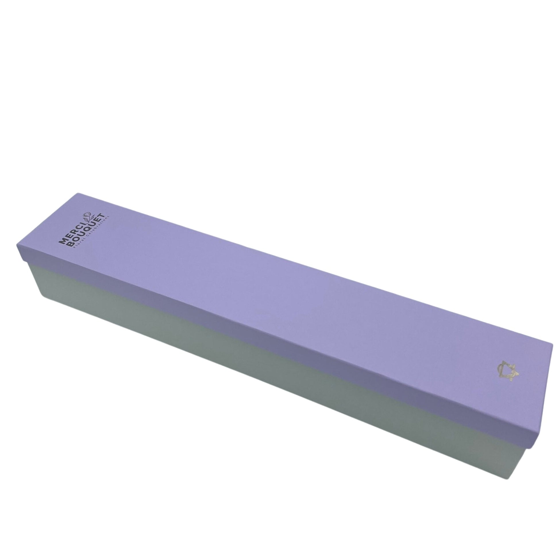 Extra Long Lavender Roses & Carnation Soap Flowers Gift Box - Coal Harbour
