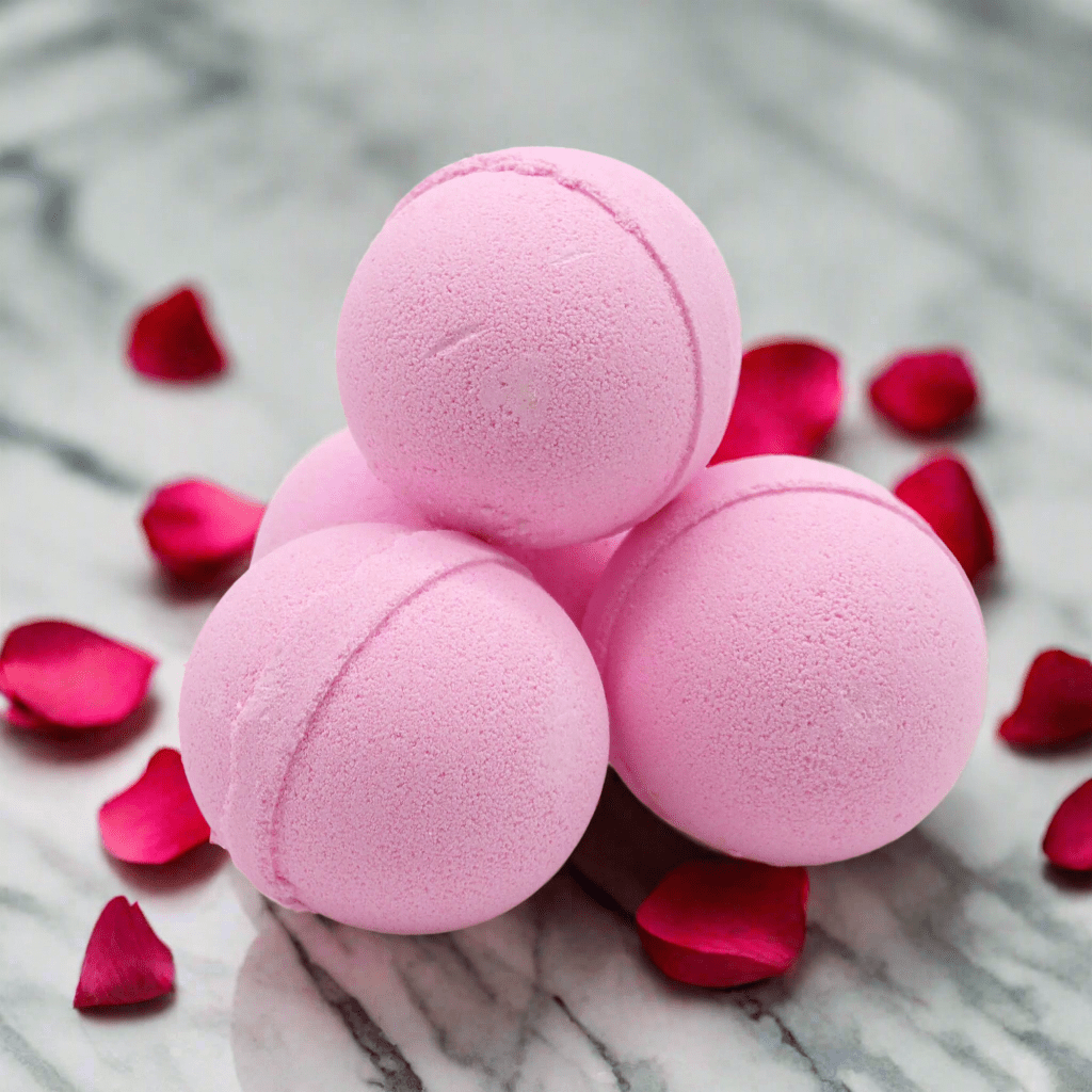 Frankincense & Rose Essential Oil Bath Bomb - Coal Harbour