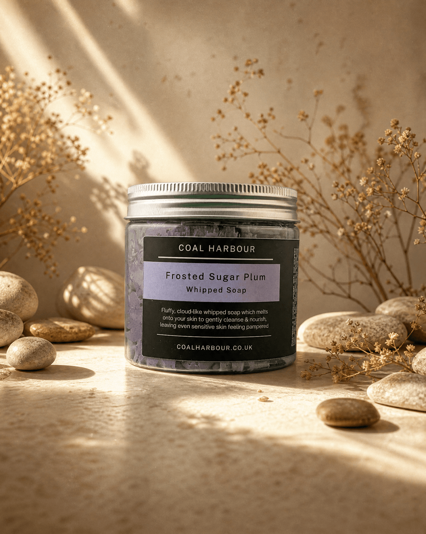 Frosted Sugar Plum Whipped Soap 120g - Coal Harbour
