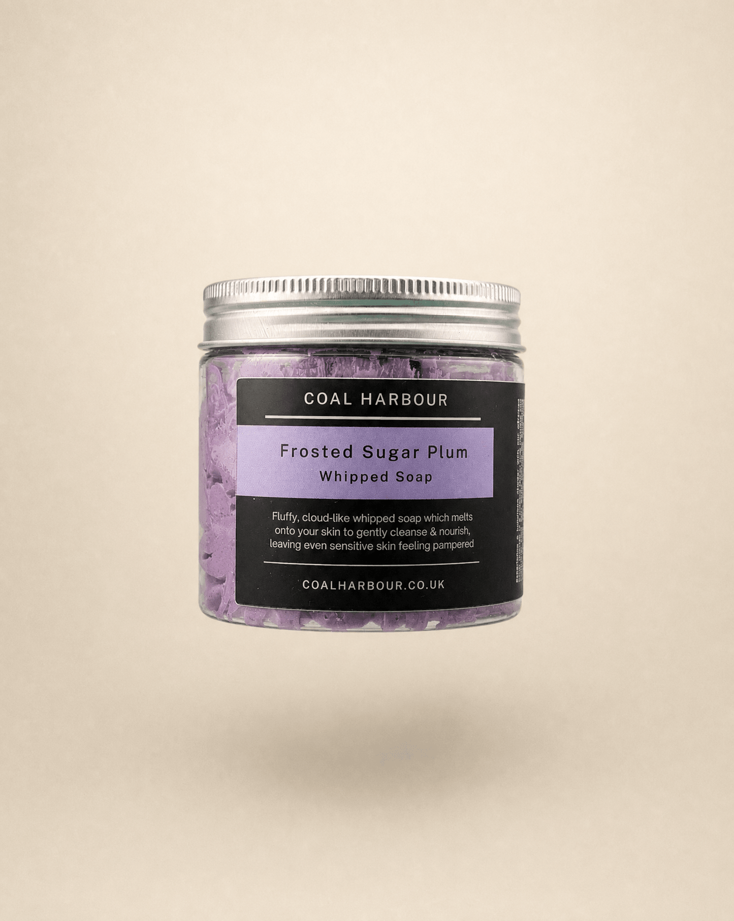 Frosted Sugar Plum Whipped Soap 120g - Coal Harbour