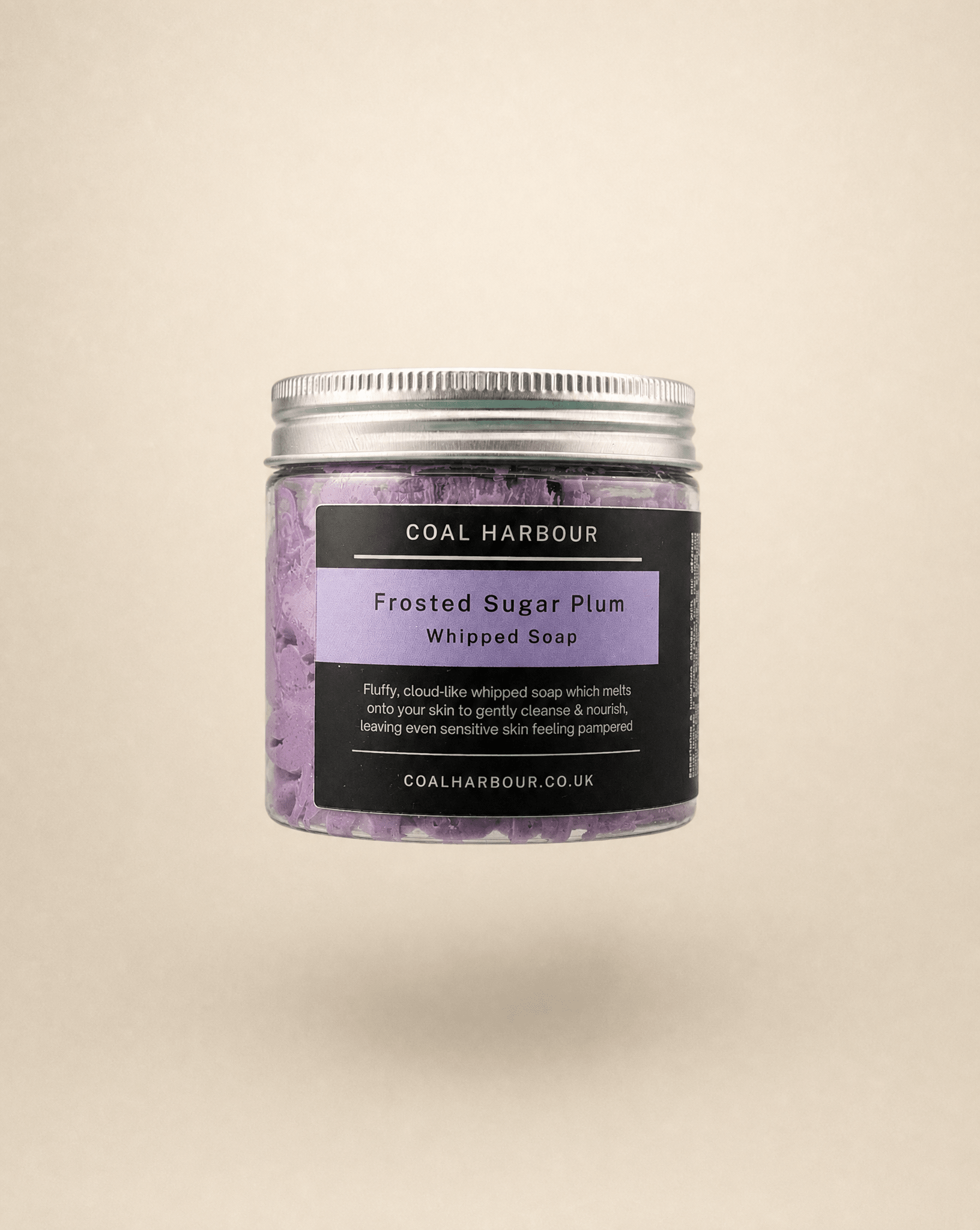 Frosted Sugar Plum Whipped Soap 120g - Coal Harbour