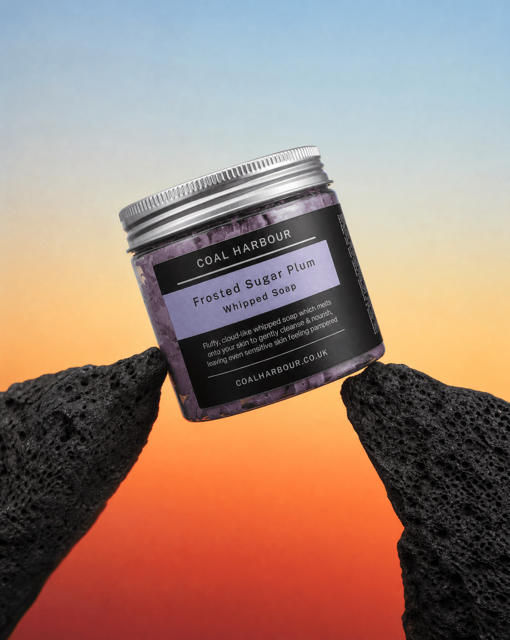 Frosted Sugar Plum Whipped Soap 120g - Coal Harbour