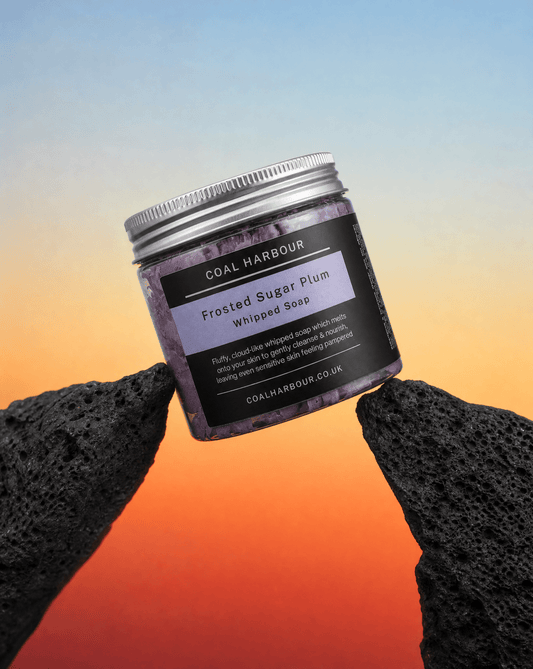 Frosted Sugar Plum Whipped Soap 120g - Coal Harbour