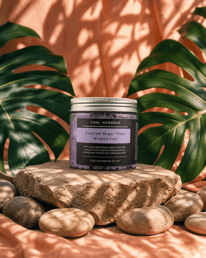 Frosted Sugar Plum Whipped Soap 120g - Coal Harbour