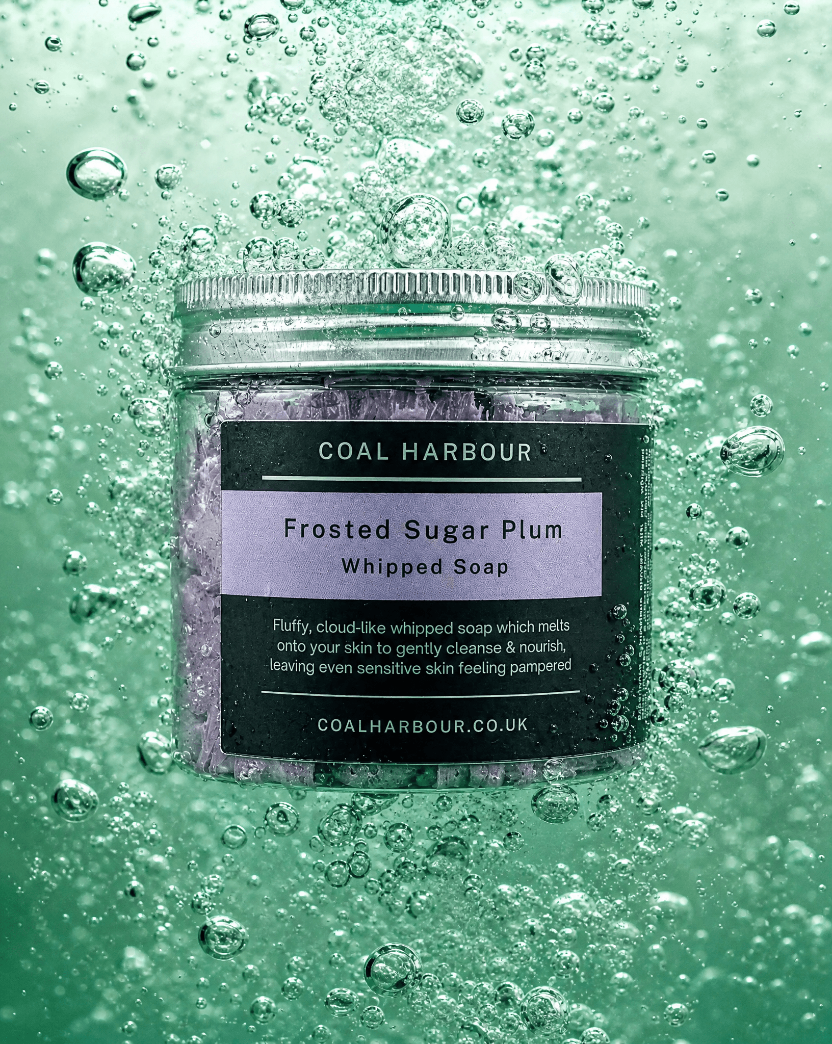 Frosted Sugar Plum Whipped Soap 120g - Coal Harbour