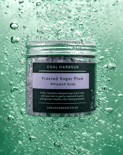 Frosted Sugar Plum Whipped Soap 120g - Coal Harbour