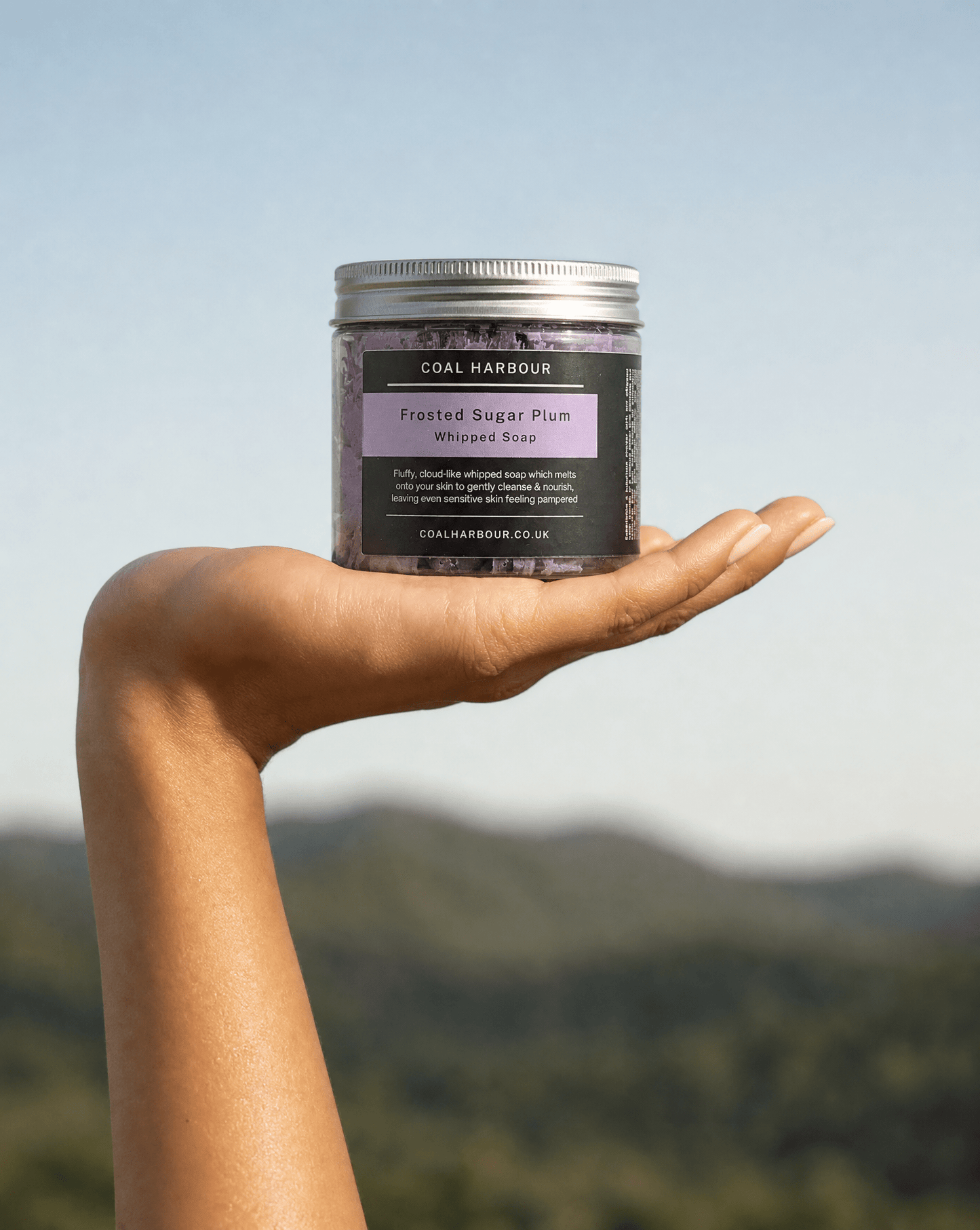 Frosted Sugar Plum Whipped Soap 120g - Coal Harbour