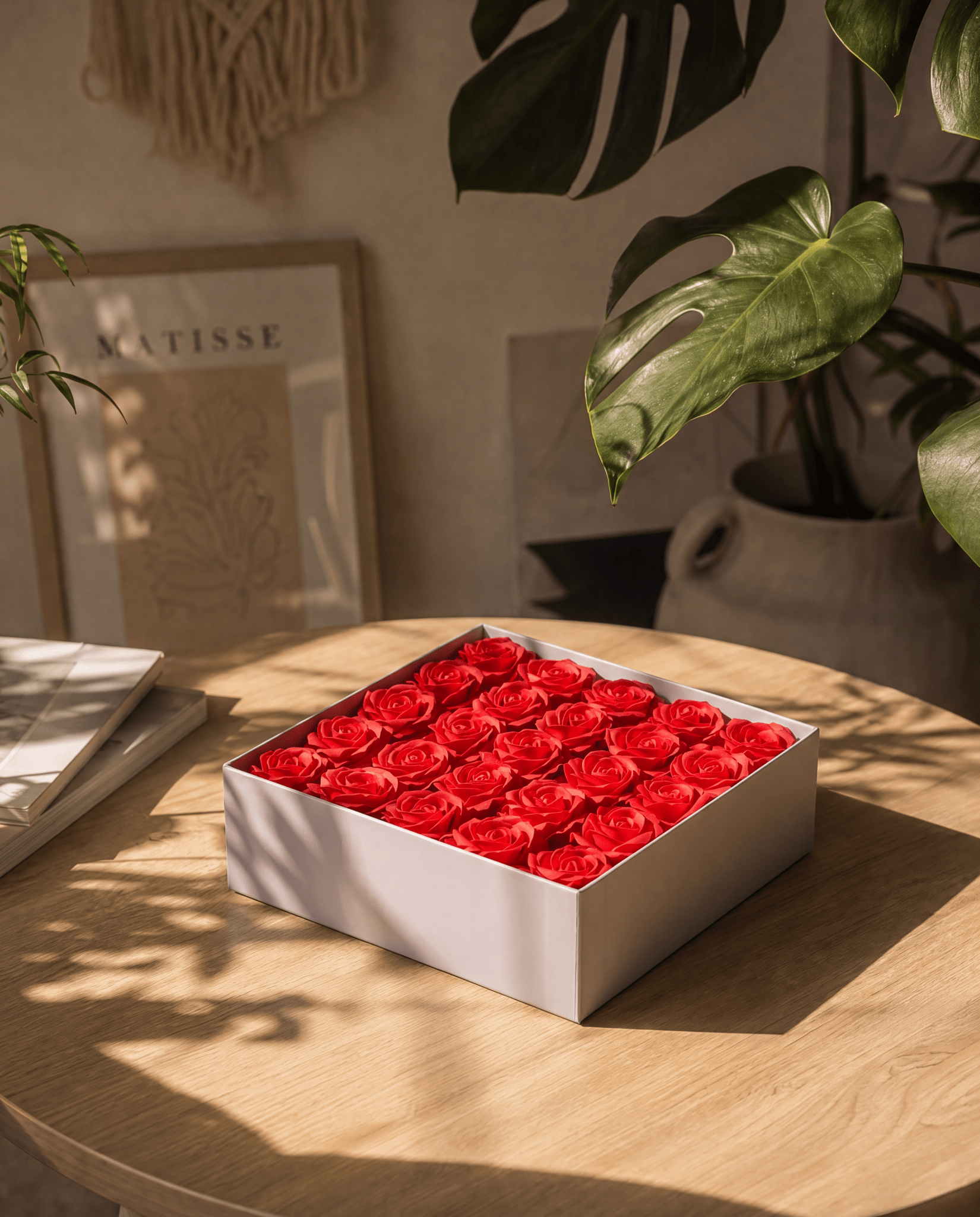 Gift Boxed Soap Flowers - 25 Red Roses - Coal Harbour
