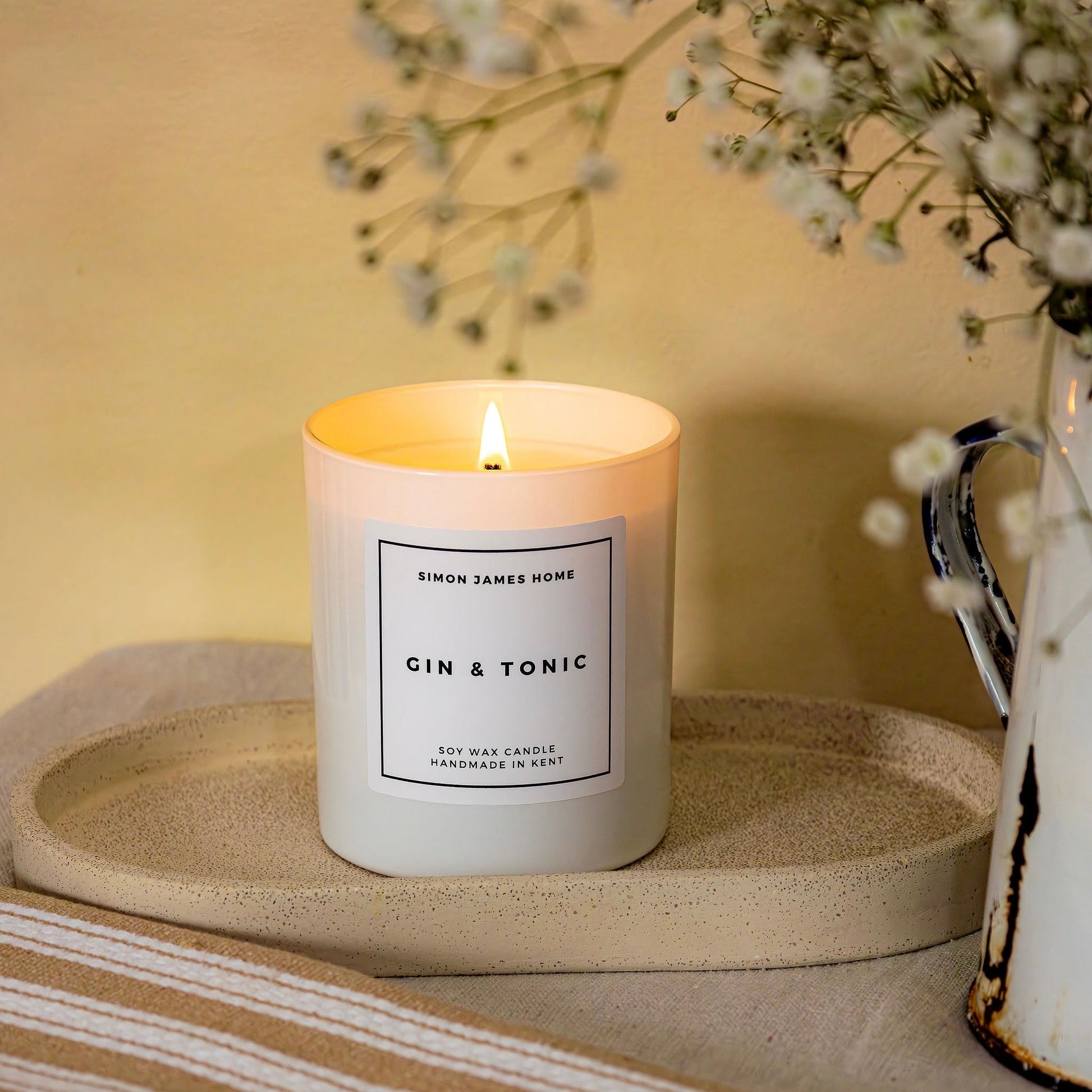 Gin & Tonic Handmade Soy Wax Candle - Coal Harbour