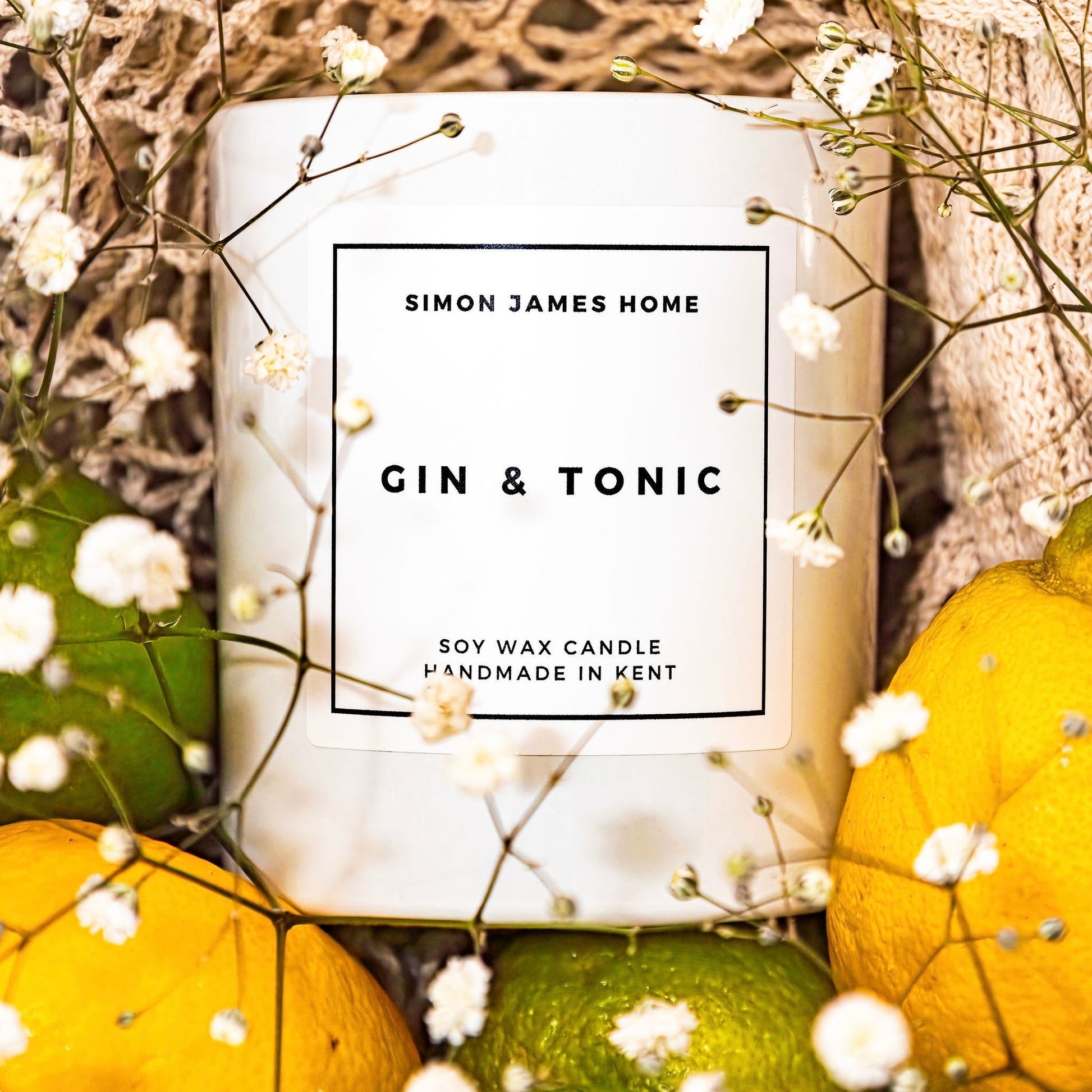 Gin & Tonic Handmade Soy Wax Candle - Coal Harbour