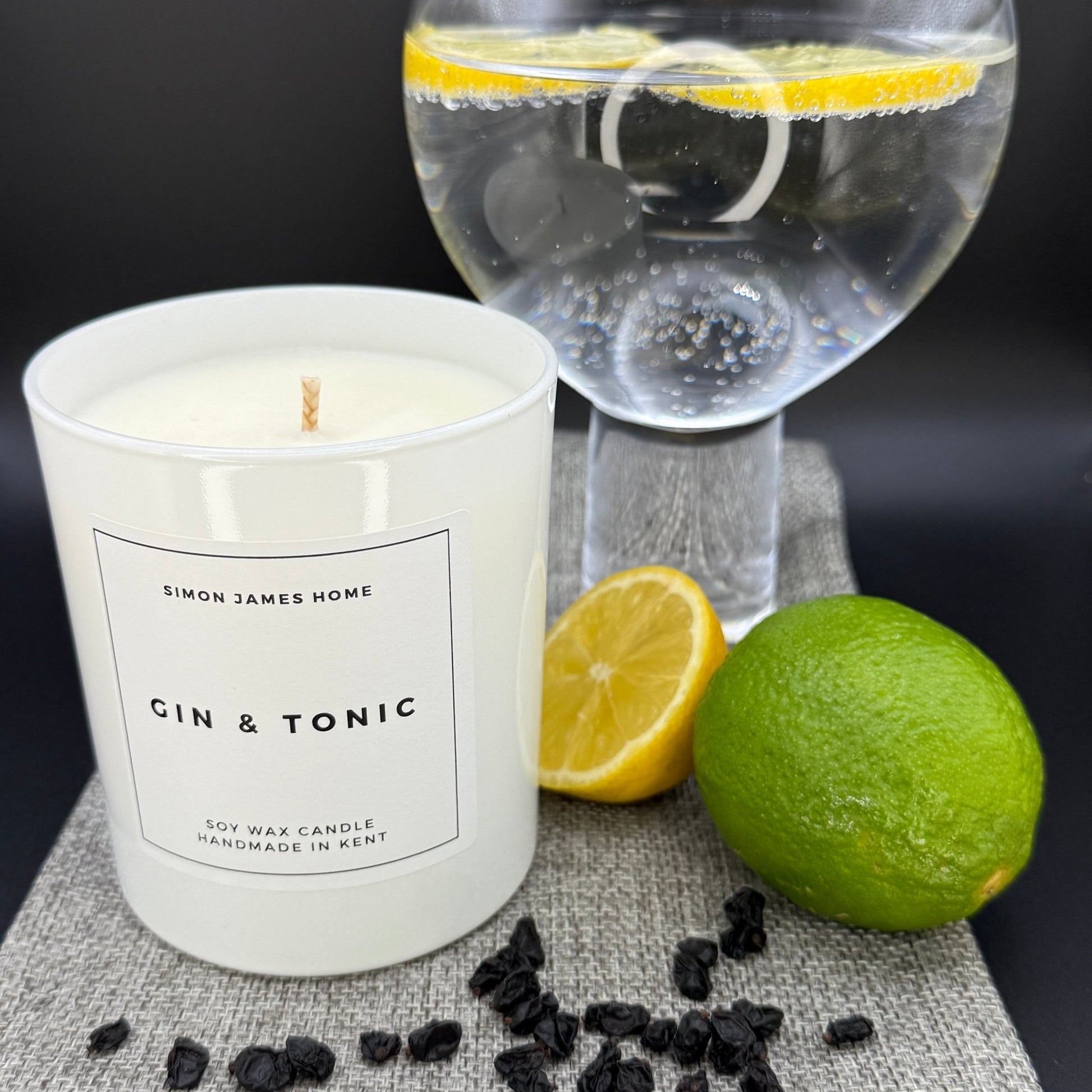 Gin & Tonic Handmade Soy Wax Candle - Coal Harbour