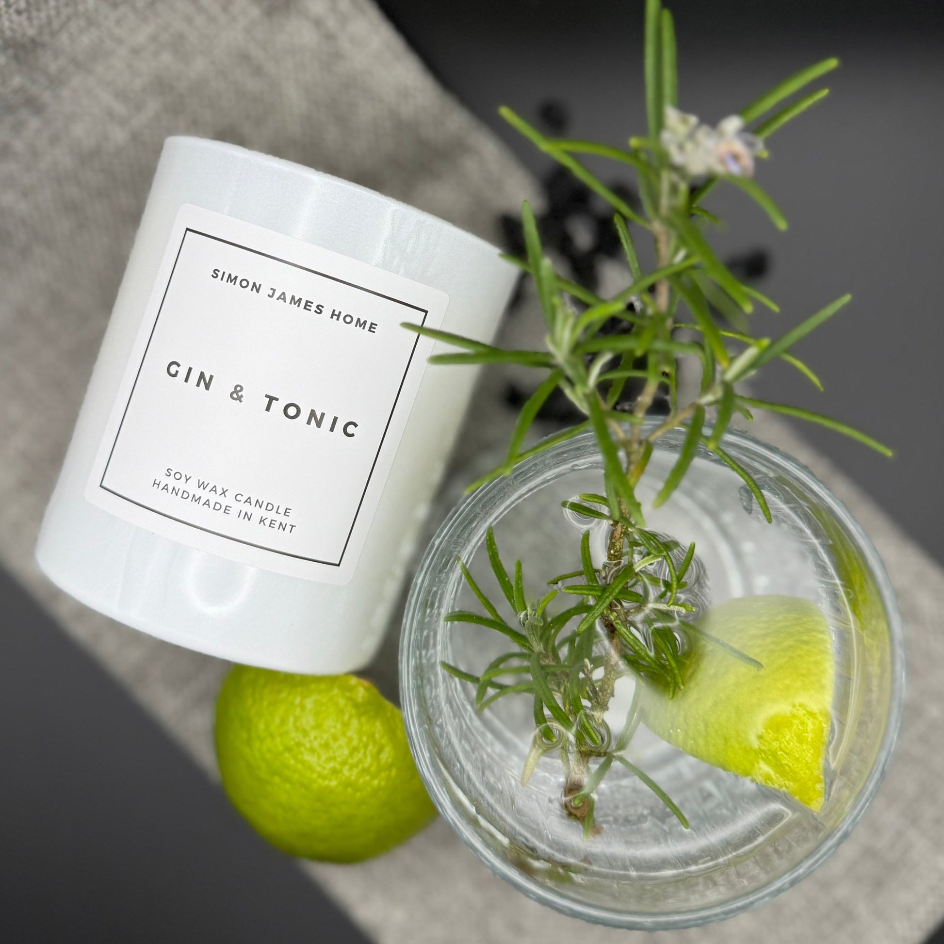 Gin & Tonic Handmade Soy Wax Candle - Coal Harbour