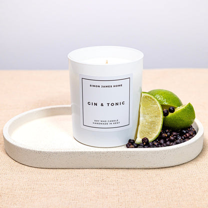 Gin & Tonic Handmade Soy Wax Candle - Coal Harbour