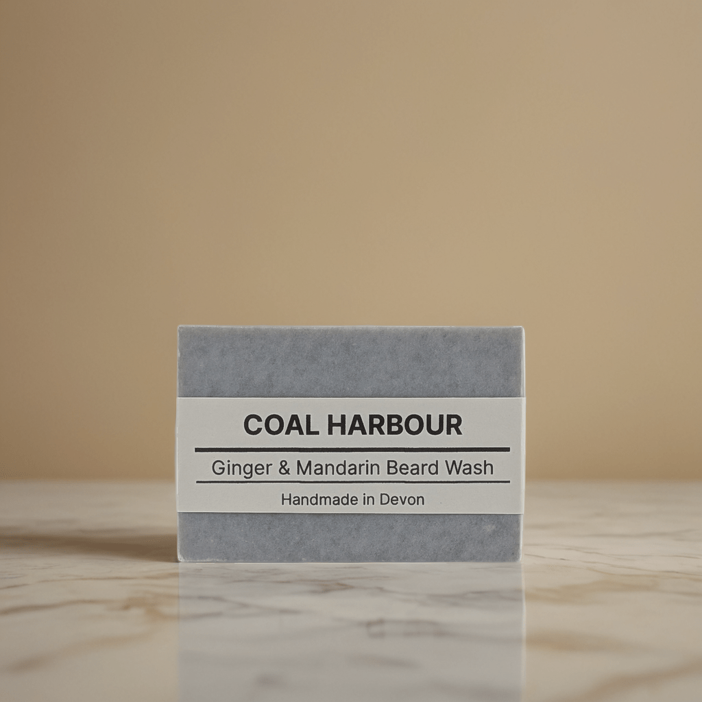 Ginger, Mandarin & Dead Sea Mud 100g Beard Wash Bar - Coal Harbour