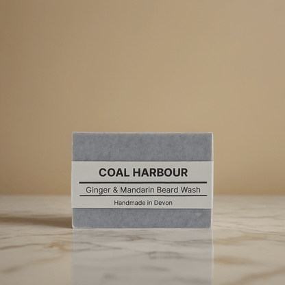 Ginger, Mandarin & Dead Sea Mud 100g Beard Wash Bar - Coal Harbour