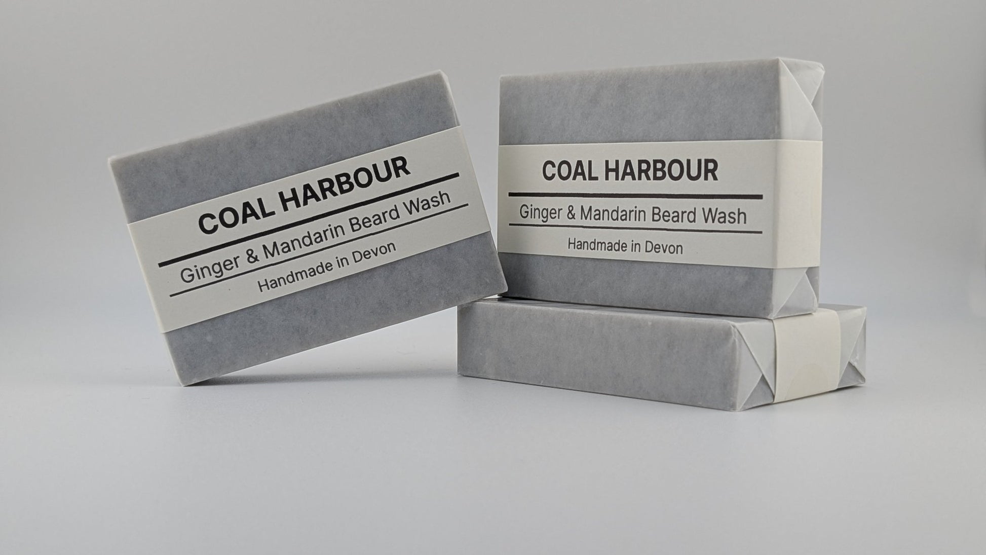 Ginger, Mandarin & Dead Sea Mud 100g Beard Wash Bar - Coal Harbour