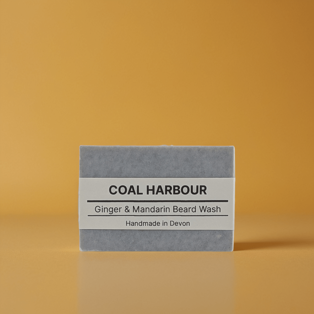 Ginger, Mandarin & Dead Sea Mud 100g Beard Wash Bar - Coal Harbour