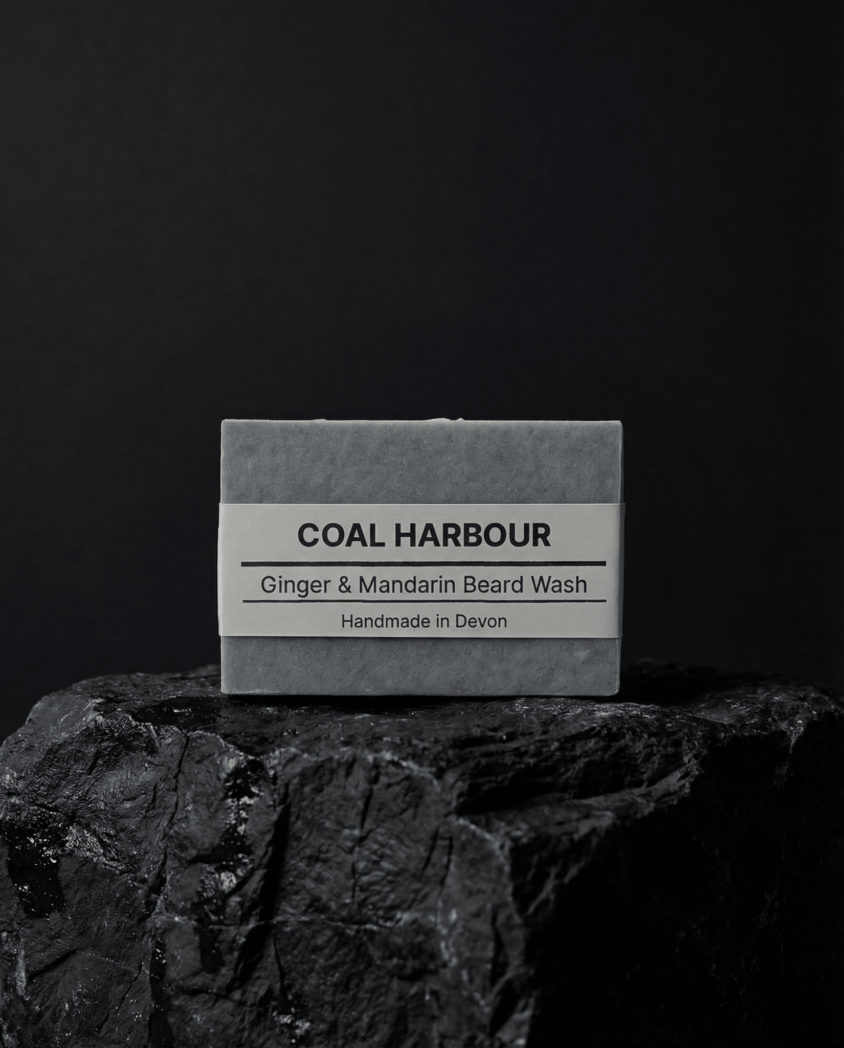 Ginger, Mandarin & Dead Sea Mud 100g Beard Wash Bar - Coal Harbour