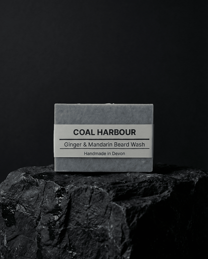 Ginger, Mandarin & Dead Sea Mud 100g Beard Wash Bar - Coal Harbour