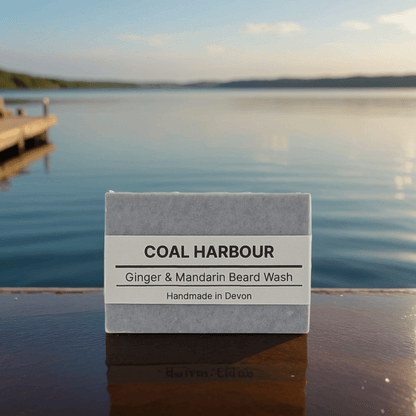 Ginger, Mandarin & Dead Sea Mud 100g Beard Wash Bar - Coal Harbour