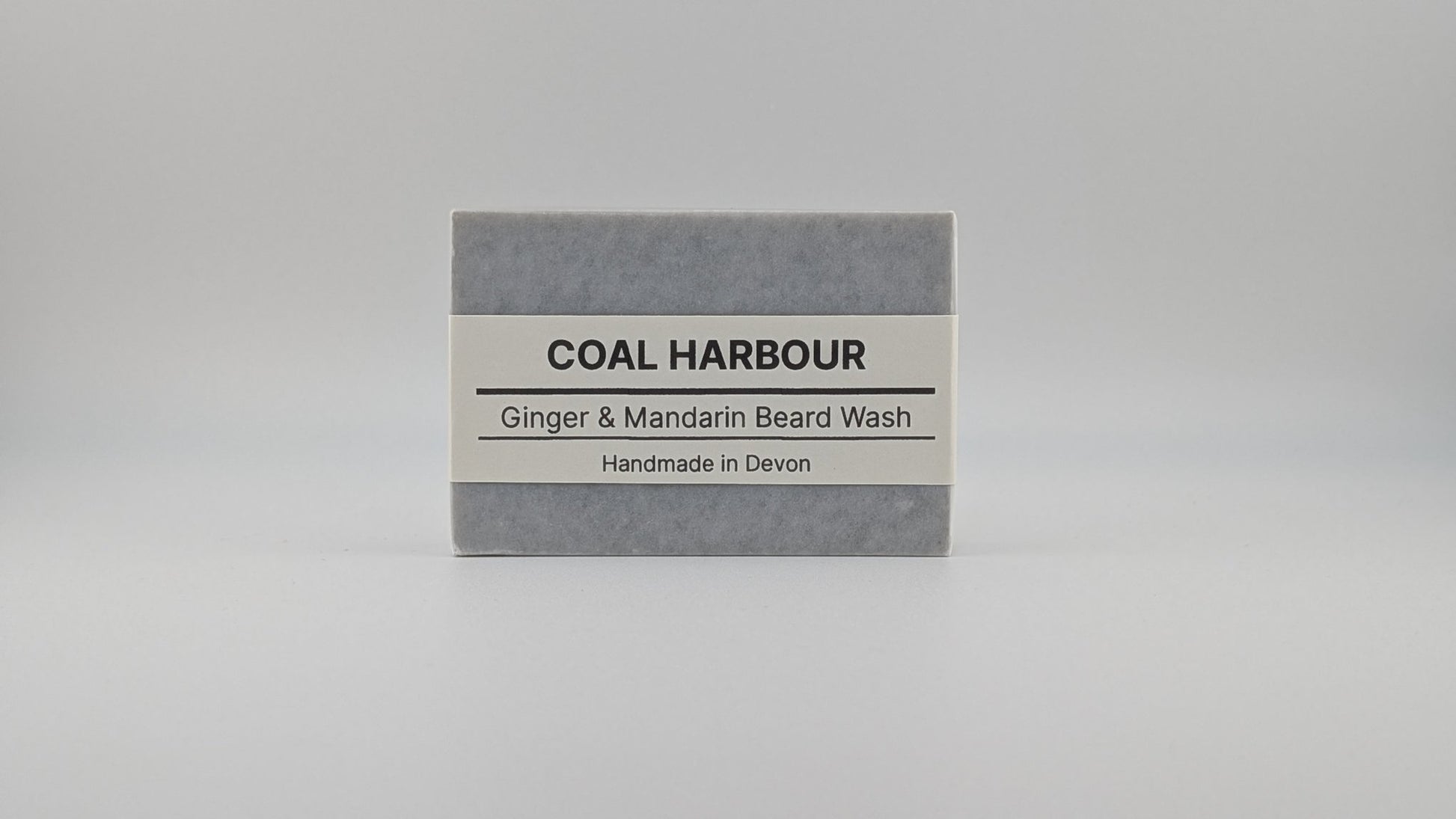 Ginger, Mandarin & Dead Sea Mud 100g Beard Wash Bar - Coal Harbour
