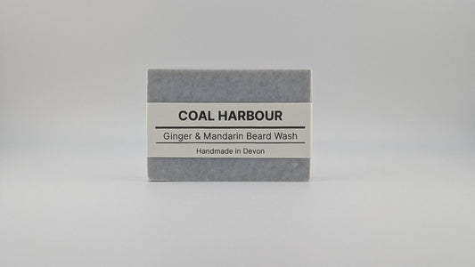 Ginger, Mandarin & Dead Sea Mud 100g Beard Wash Bar - Coal Harbour