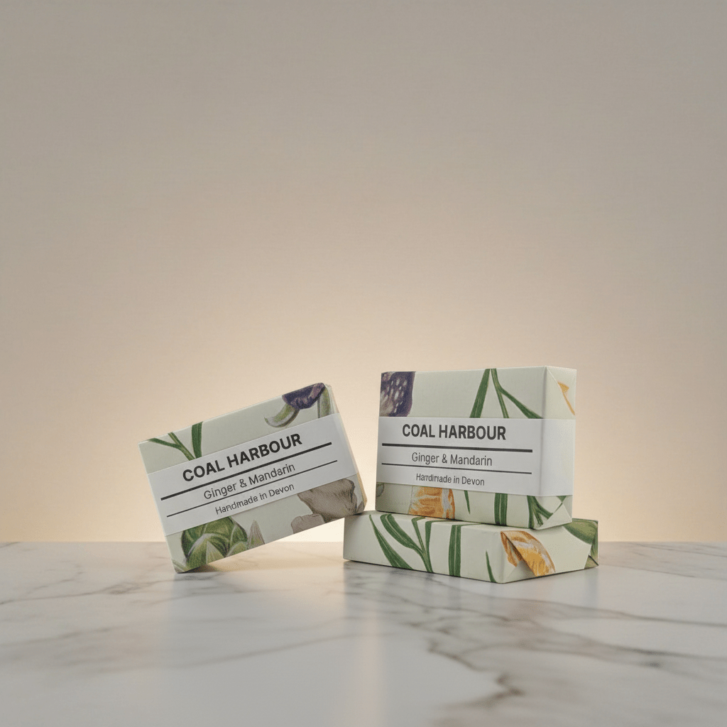 Ginger, Mandarin & Dead Sea Mud 100g Soap Bar - Coal Harbour