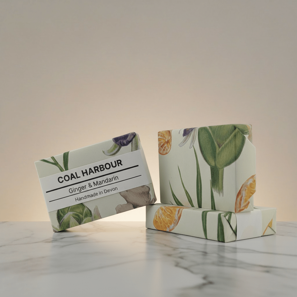 Ginger, Mandarin & Dead Sea Mud 100g Soap Bar - Coal Harbour