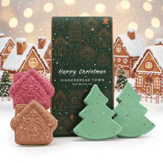 Gingerbread Town Christmas Bath Bomb Gift Pack - Coal Harbour
