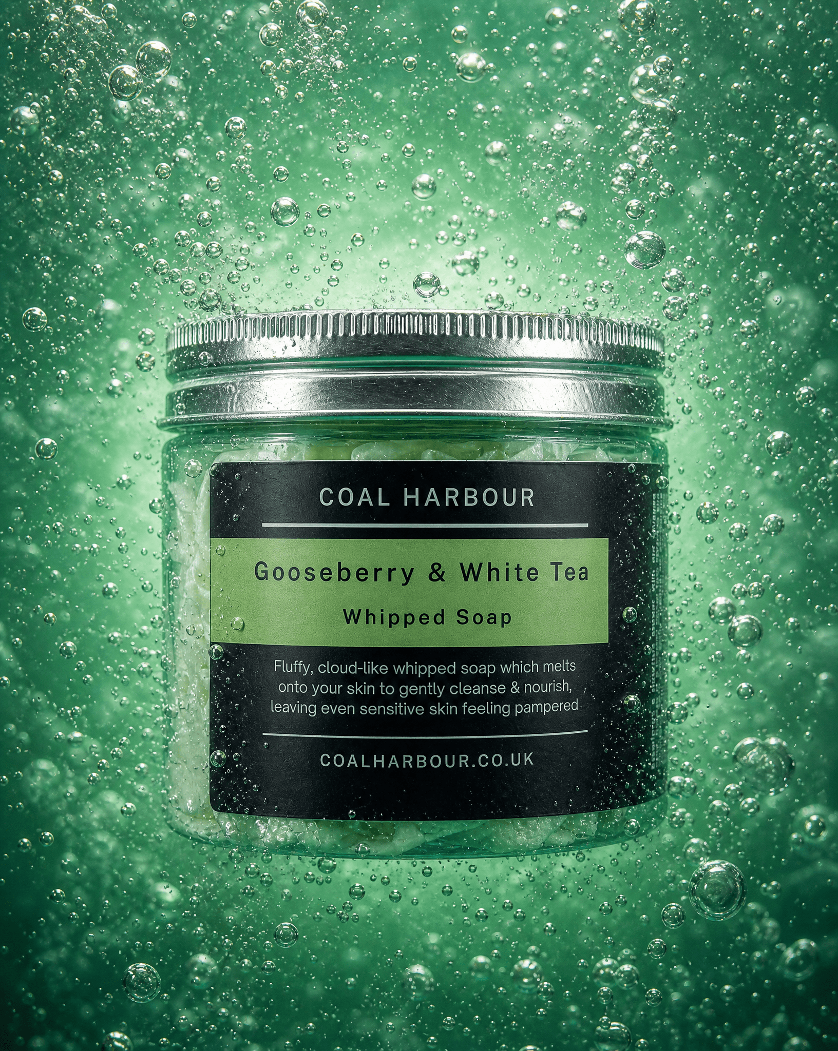 Gooseberry & White Tea Whipped Soap 120g - Coal Harbour