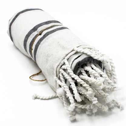 Hammam Spa Towel - Charcoal - Coal Harbour