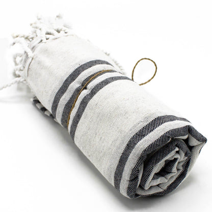 Hammam Spa Towel - Charcoal - Coal Harbour