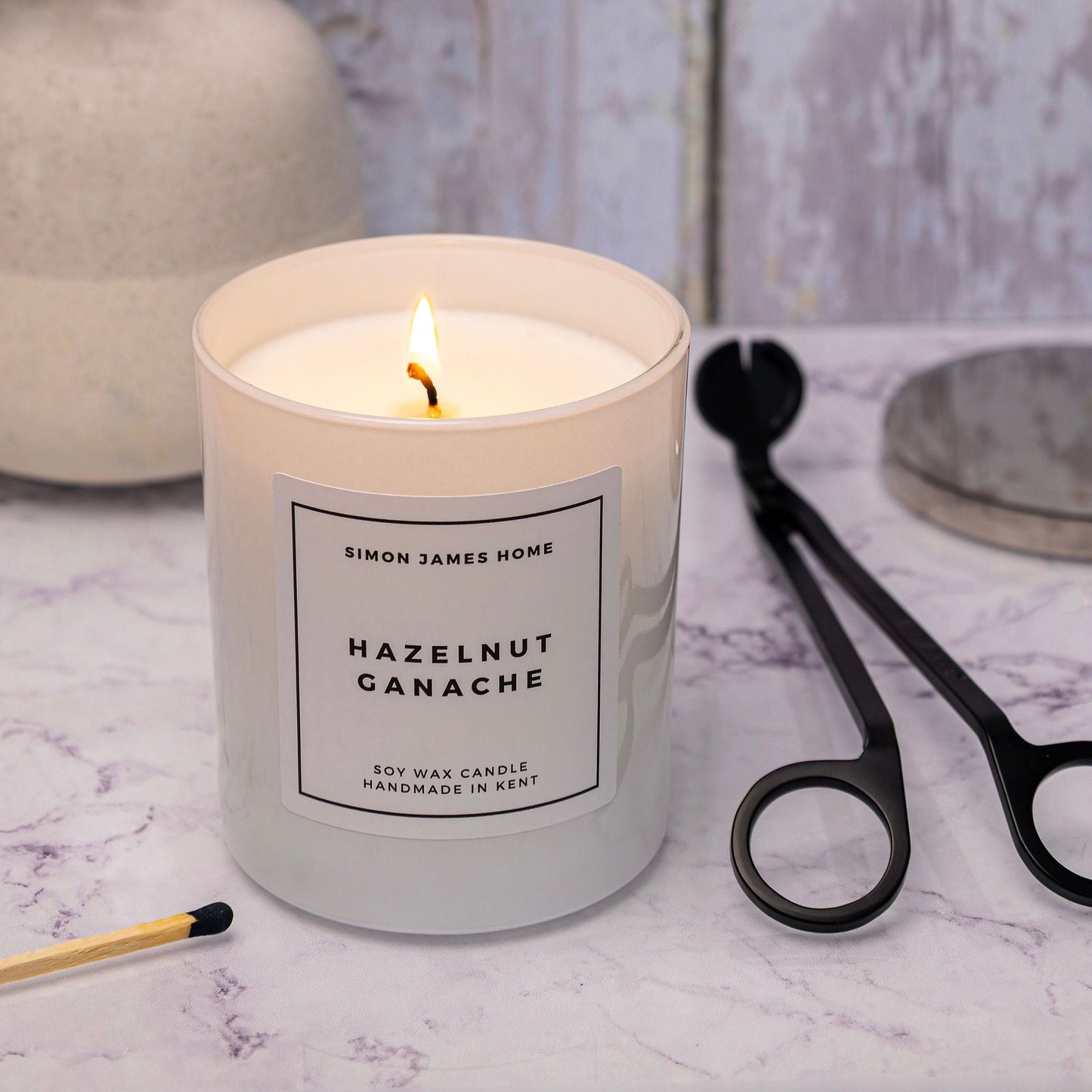 Hazelnut Ganache Handmade Soy Wax Candle - Coal Harbour